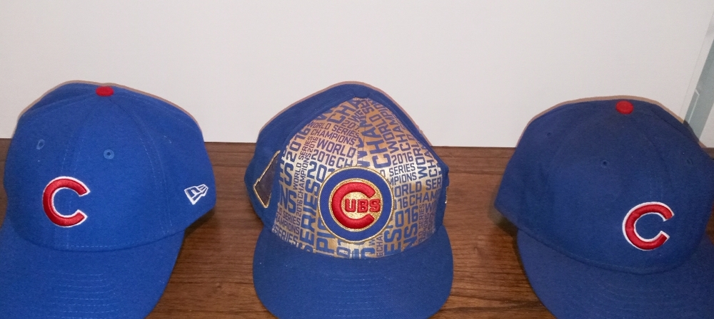 Chicago Cubs Authentic Baseball Caps Only 2 left | the two pictures on the ends.
